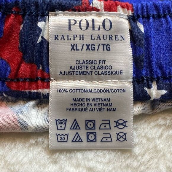 Polo Ralph Lauren Co Red White Blue Boxer Shorts Size XL - Picture 3 of 9